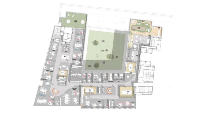 Stanislas Eurieult Architectures : Bureaux : Aménagement d'un siège social et de nouveaux modes de collaboration