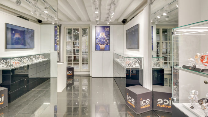 Stanislas Eurieult Architectures : Retail : Flagship parisien d'ice watch 