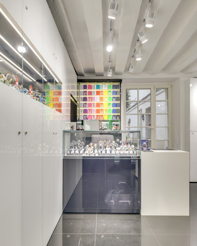 Stanislas Eurieult Architectures : Retail : Flagship parisien d'ice watch 