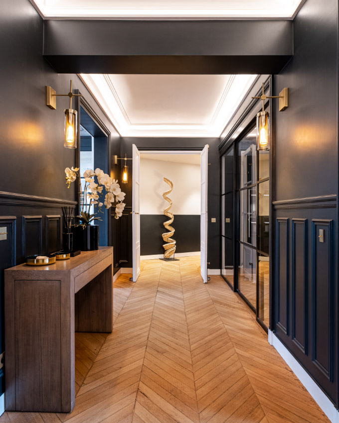 Stanislas Eurieult Architectures : RENOVATION COMPLETE D'UN APPARTEMENT PARISIEN 